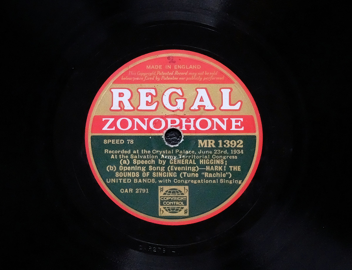 Regal Zonophone 78er record