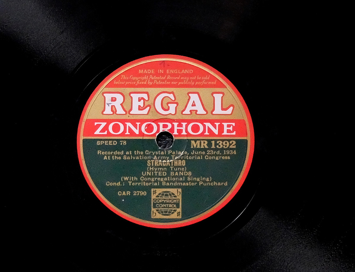 Regal Zonophone Salvation Army record