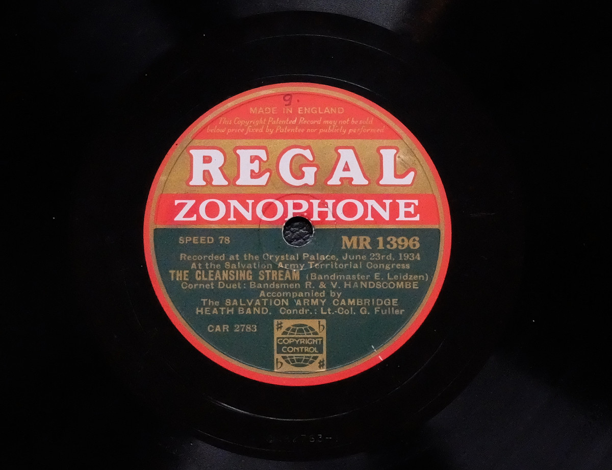 Regal Zonophone Salvation Army record