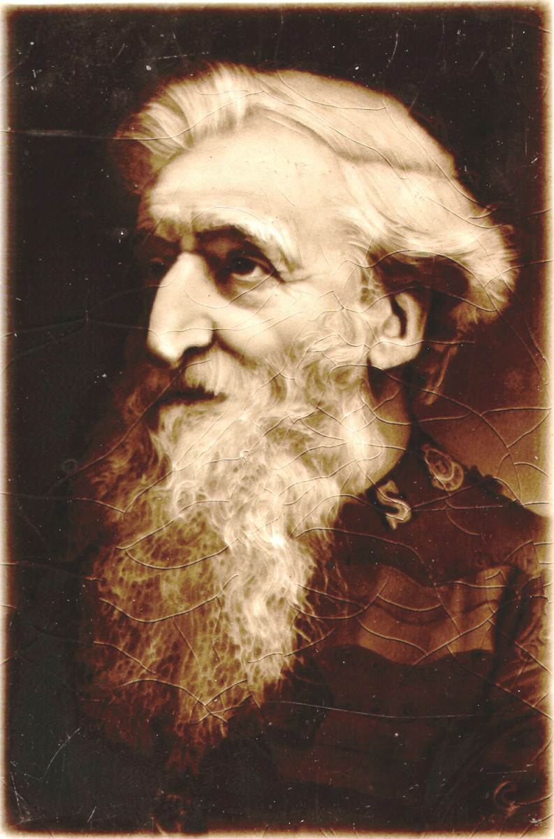 William Booth Portrait auf Fliese