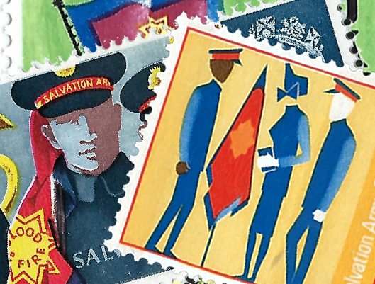 Salvation Army stamps