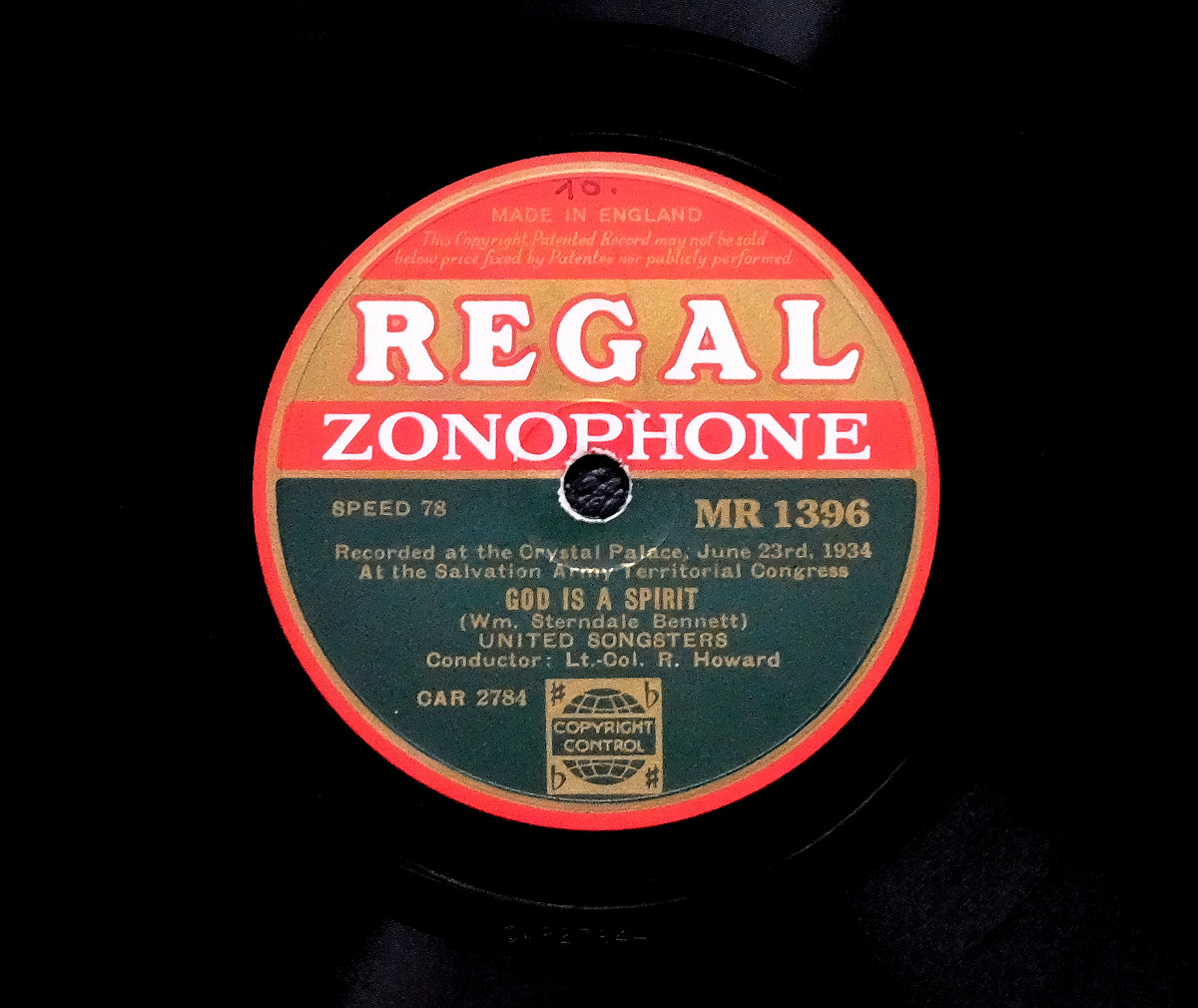 Regal Zonophone record