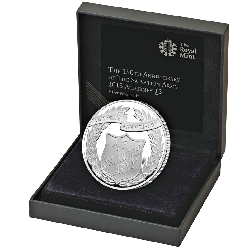 Salvation Army coin in presentation box