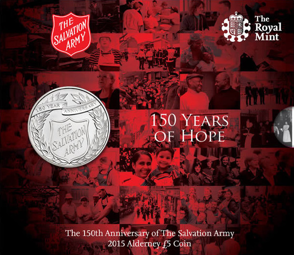 Salvation Army coin in presentation pack