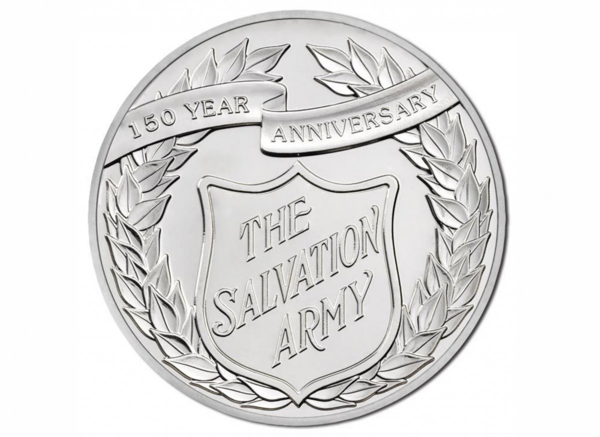 Reverse side of The Salvation Army coin